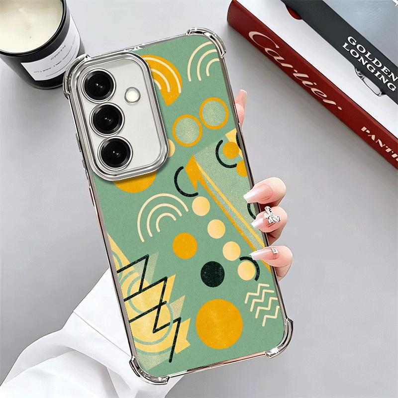 Abstract Geometry PopArt Desgin Soft Phone Case For Samsung A17 A27 A07 A37 A57 A16 A56 A15 A55 A14 A54 A13 A53 A26 A36 A25 A35