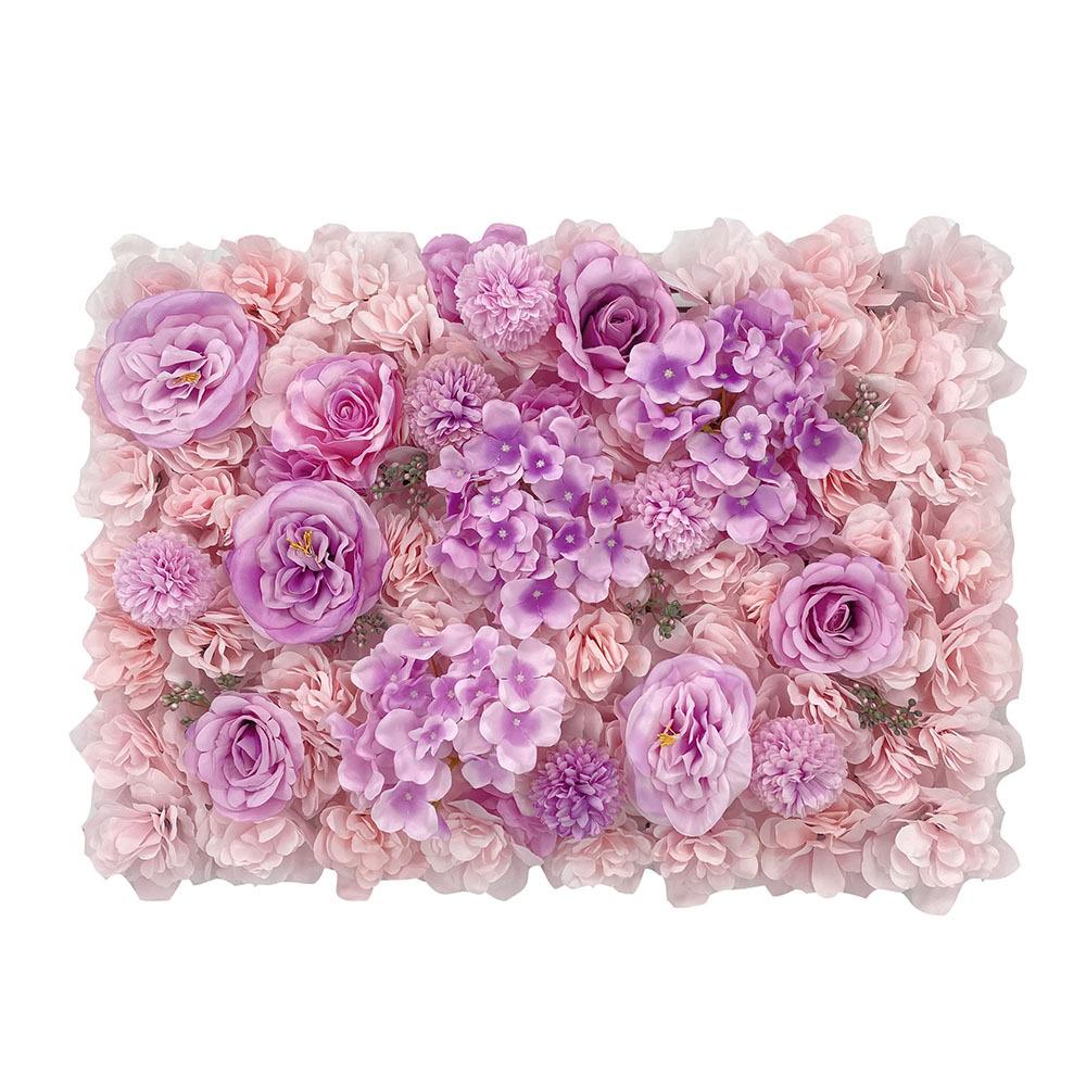 Hochzeitssimulation Blumenwand Hintergrund Wanddekoration, Simulationsblumenreihe Einkaufszentrum Fensterdekoration, Pfingstrose Hortensie Rose Wand