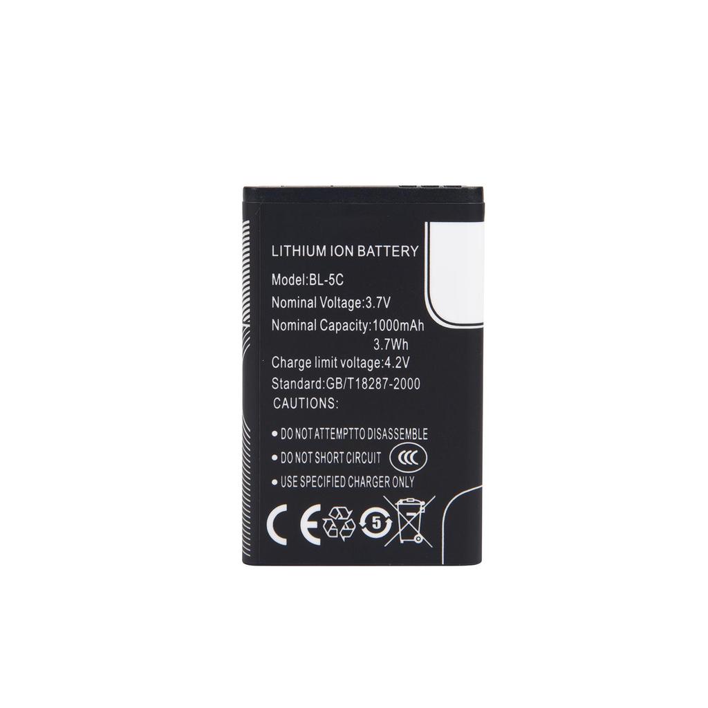 BL5C Lithium Battery 3.7V 1000mAh (Export Compatible)