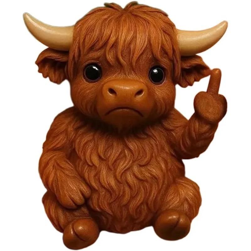 

Забавная мини-статуэтка животного на среднем пальце, 3D-печатное забавное животное на среднем пальце, настольное украшение, подарок-прикол в виде среднего пальца style D