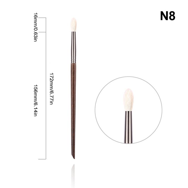 1Pcs Animal Hair Makeup Brush Complete Set Lip Brushes Eyeshadow Brush Soft Makeup Brush Beauty Tools Smudge Brush Single