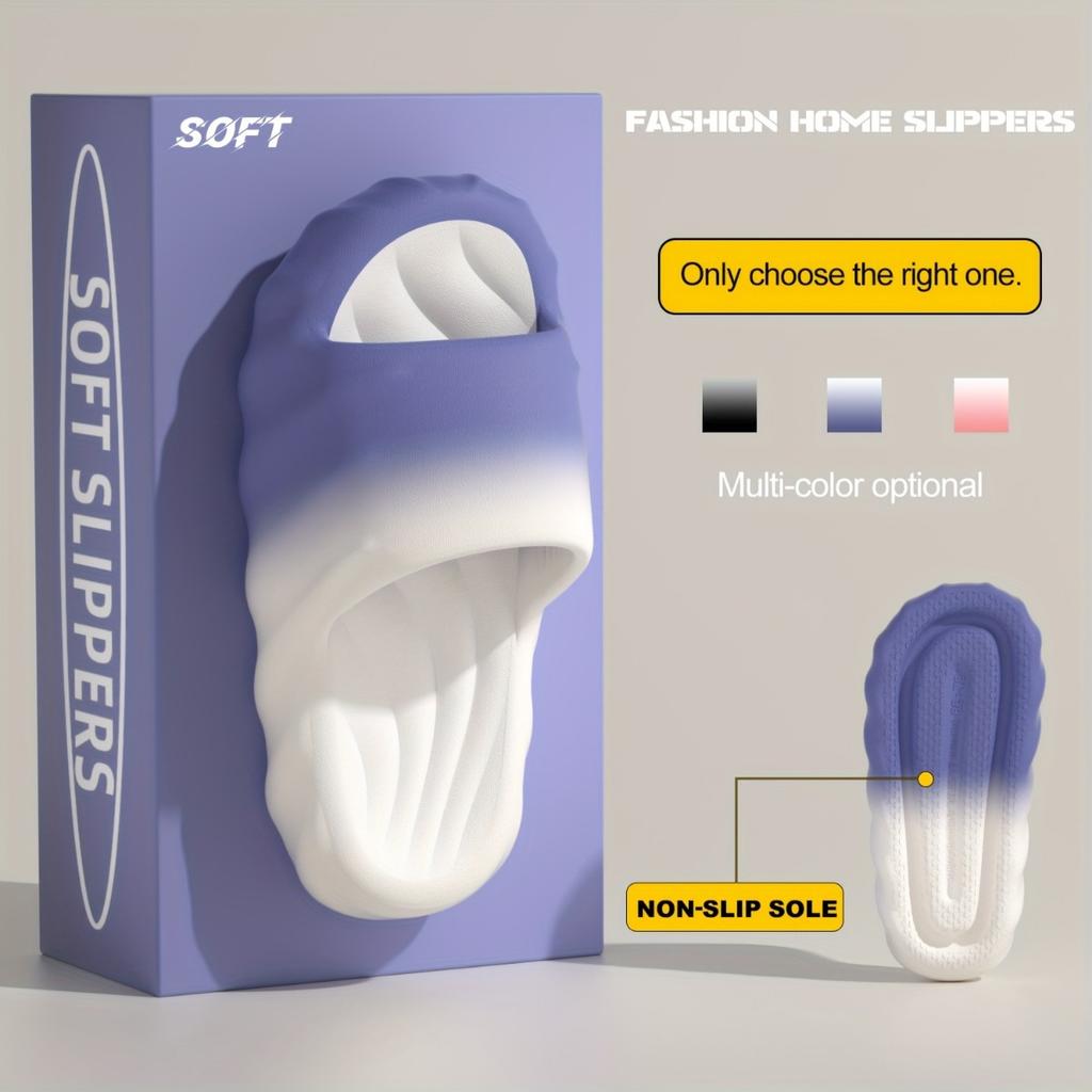 Men's/Women's Home Shoes, Suitable for Outdoor Wear, Comfortable Thick Bottom, Beach, Outdoor, Water Wading, Couple's Cold Slippers