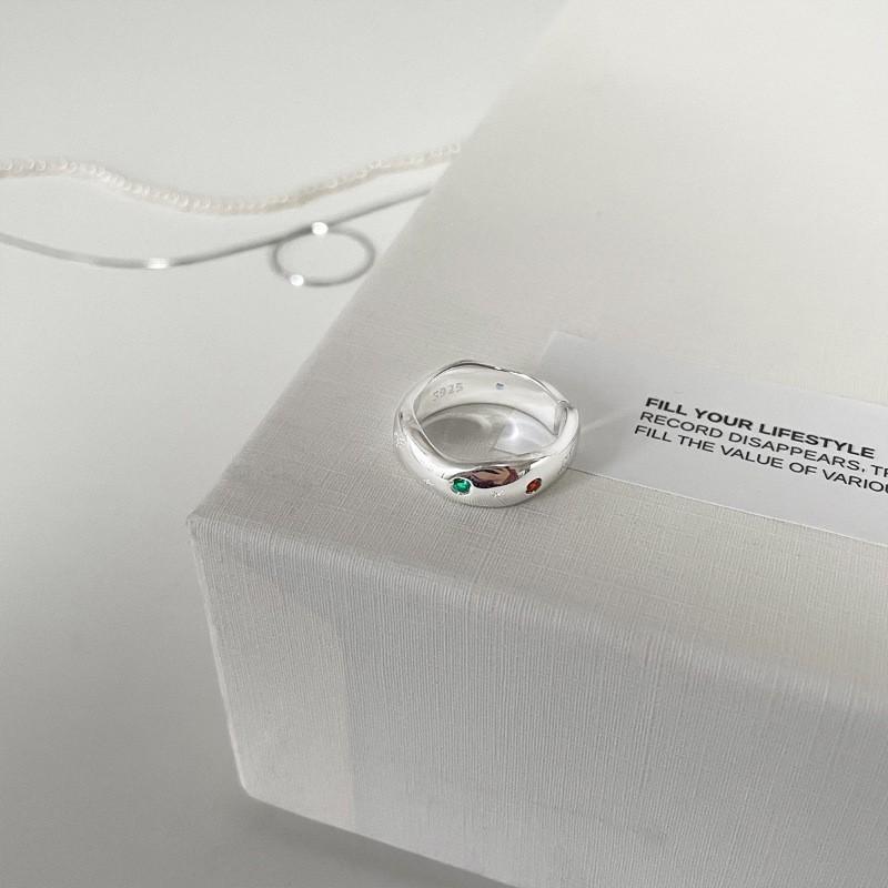 Stylish Geometric Open Ring With Dazzling Zircon Stone And Elegant Pearl For Women