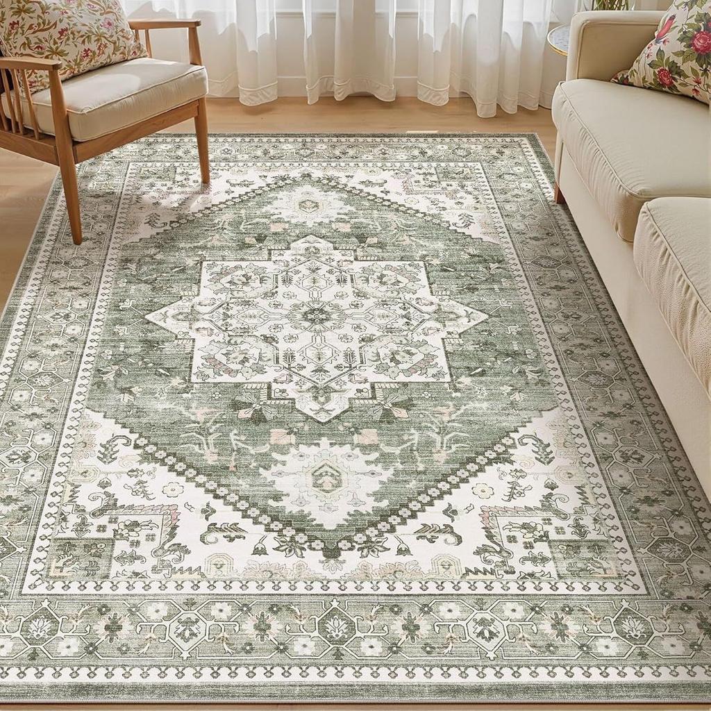 Vintage Persian Decorative Carpet for Home Living Room Sofa Carpet Washable