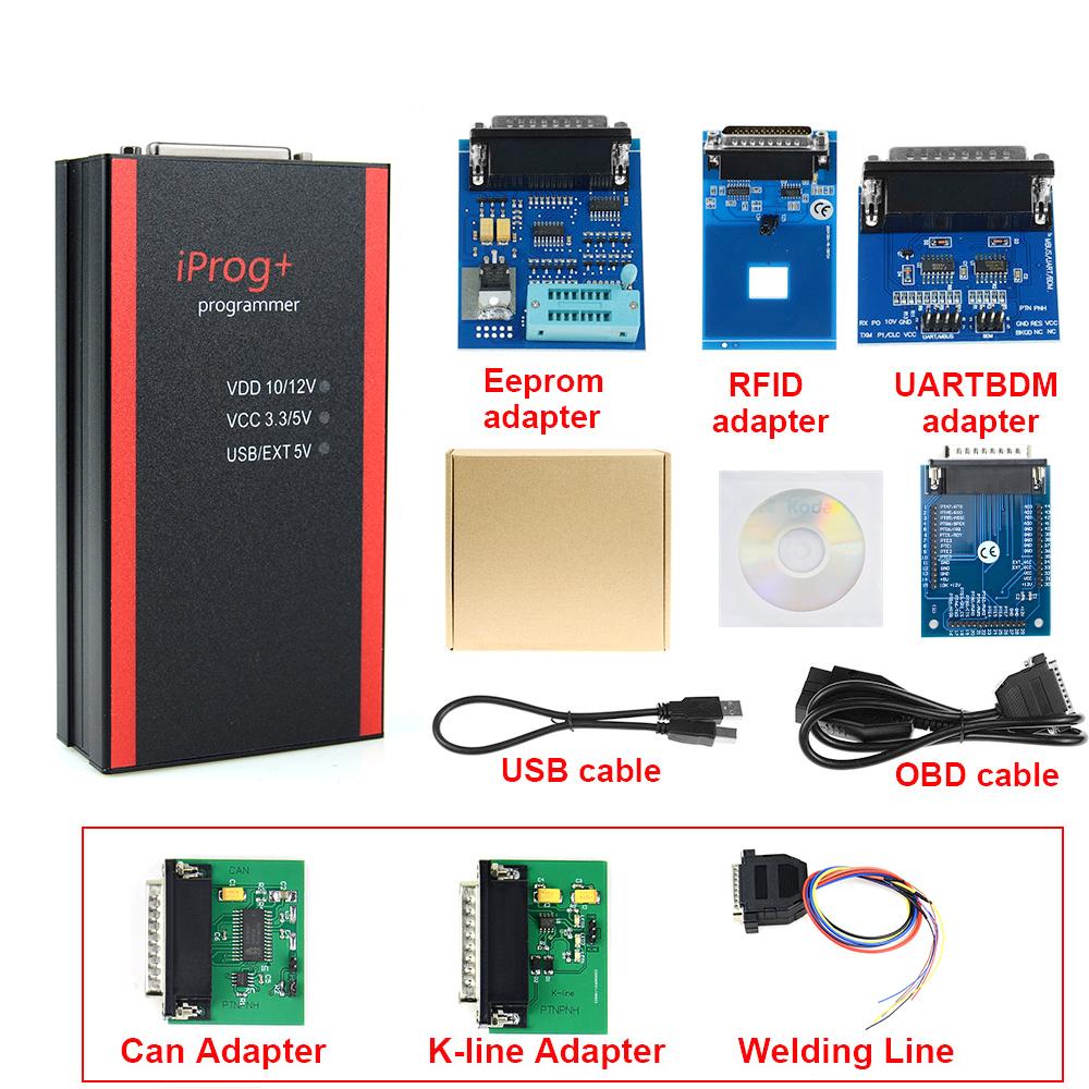 2025 IPROG Pro V87 Set complet ECU programator cheie Iprog+ Eeprom IMMO Resetare radio auto Kilometru bord