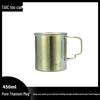 TAIC Pure Titanium Mug with Lid and Handle