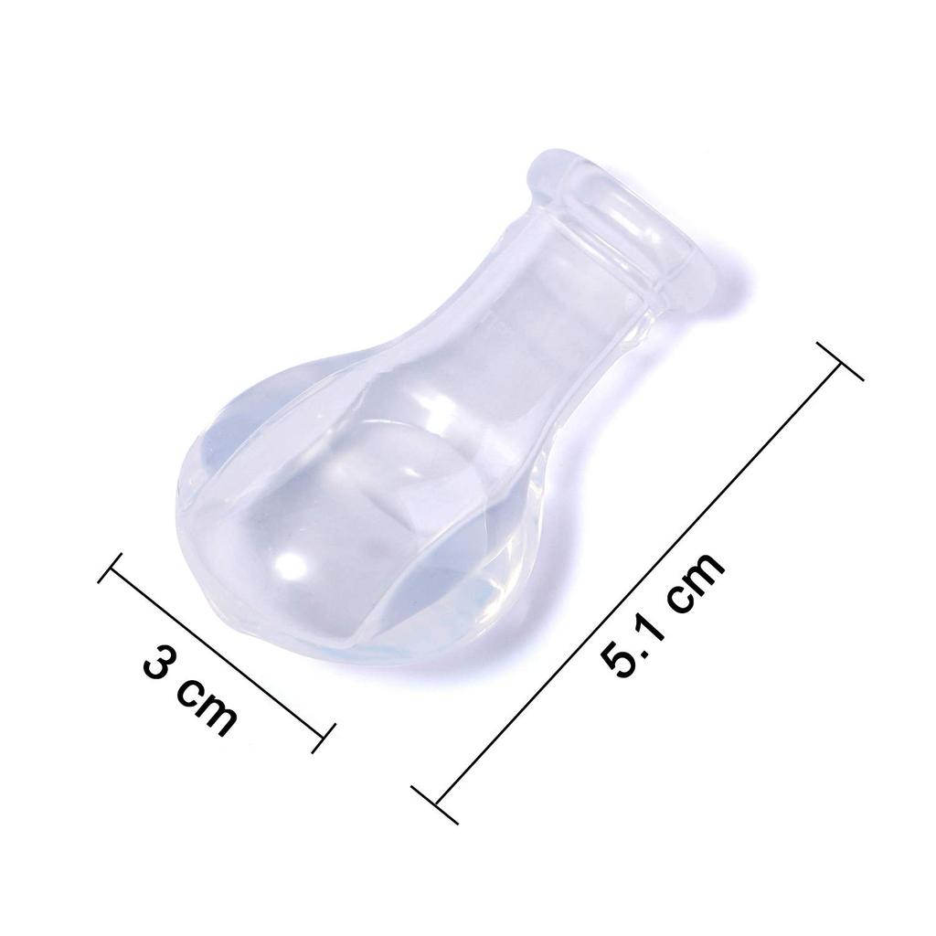 LittleForBig Nappnappar för vuxna, värdeset med 3 (Färglös och transparent)