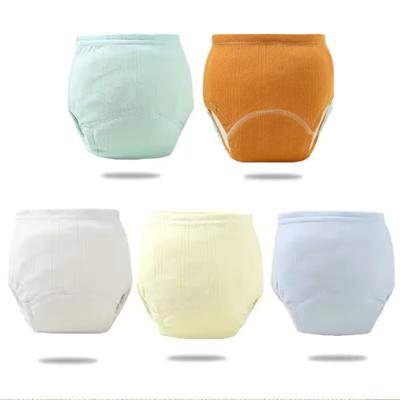Baby Cotton Mesh Training Pants Children Ribbing Diapers Baby Mesh Pants