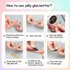 Nail Glue Sticker Double Side Jelly Glue Long Lasting Transparent Waterproof Breathable Nail Adhesive Tabs