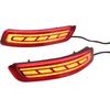 1Pair Car Rear Bumper Light (LH+RH)Brake Light Warning Light For Toyota Corolla 2014-2018