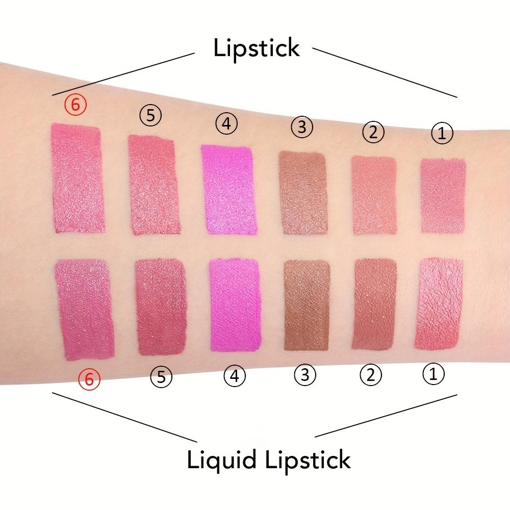 2-in-1 Non-Stick, Moisturizing Lipstick - Long-Lasting, Fade-Resistant Liquid Lip Color with A Glossy Finish Lipstick Gift for Women