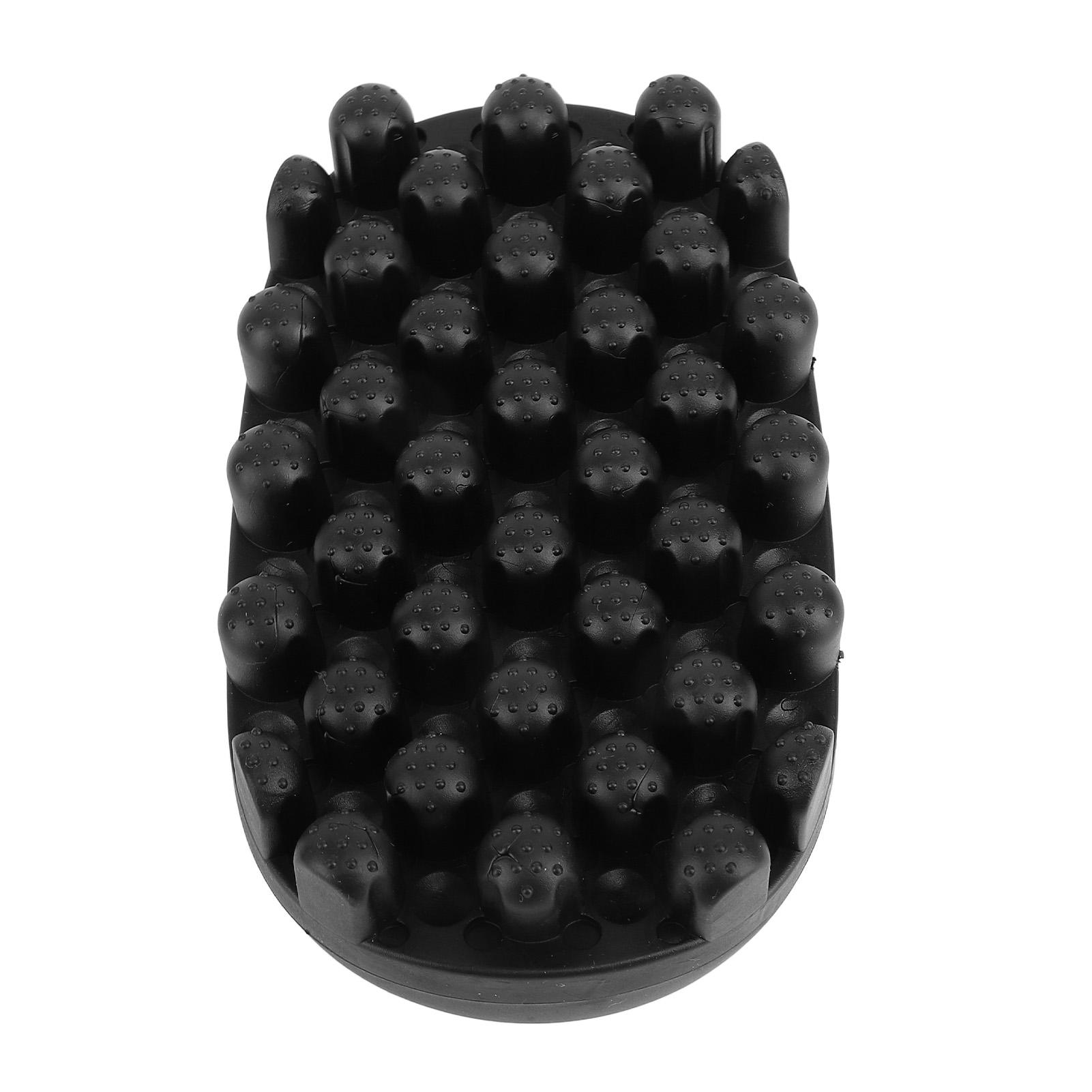 

Rubber Curling Hair Brush Non Absorbent Twist Curl Comb Washable Curly Hair Styling Tool For Afro Hair Dense Tooth темно серый