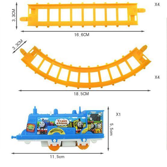 Colorful Tomas Train Style Electric Track Set For Risky Rail Bridge Play