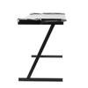 Gaming Furniture Z Shaped Large Computer Table PC Gaming Desk with RGB LED Light Home Furniture Gaming Supplies RGB Gaming Table
