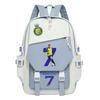 Football Player C Luo Peripheral Printing Trend Schoolbag Junior High School High School Students Large Capacity Spine Backpack