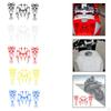 Motorcycle Tank Stickers Decor Stripe Decals Exterior Accessories Flame