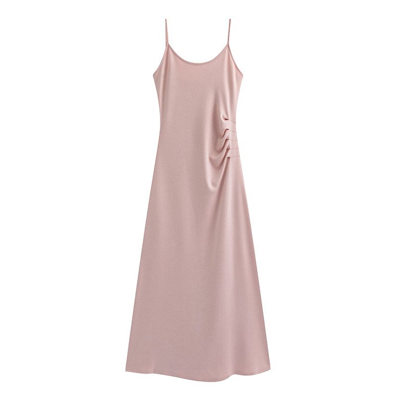 

Julu Studio Cold Light Notebook Slightly Oversized Girls Simple and Thin Easiest for Match High Elastic Suspender Skirt Plus Size Dress Pink Suspender Skirt XL
