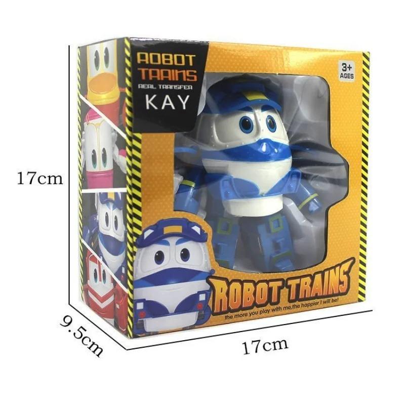 Children Cartoon Trains Deformation Robots Model Toys Plastics Train Action Figure Robot Car Anime Game Kids Gifts