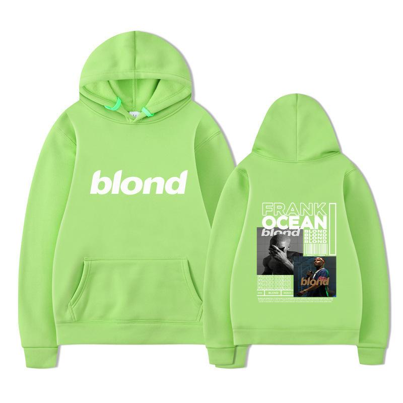 New blond Amazon autumn and winter new fleece urban casual hooded sweater