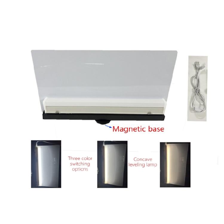 Outil d'inspection, de réparation, de retrait, de vérification de bosses de véhicule, panneau LED à lignes réfléchissantes, pour techniciens d'atelier