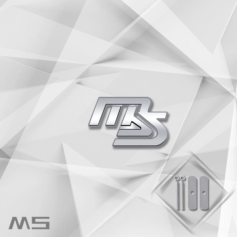 Zinc Alloy MS 2.0 2.5 Badge QGXE4T Car Body Trunk Grille Decal Sticker For Mazda MX5 CX30 CX60 CX4 CX5 CX7 Demio Axela Atenza Styling