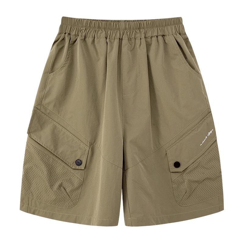 Zuo Xi Boys' Lightweight Breathable Cargo Shorts