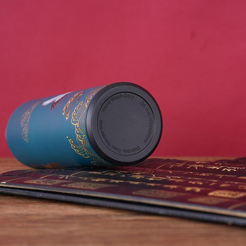 Large Capacity Multi-function Thermos Cup 500ml Vacuum Flasks Portable Stainless Steel Thermos Cup Water Bottle Travel Tea Mug Office Thermos Cup