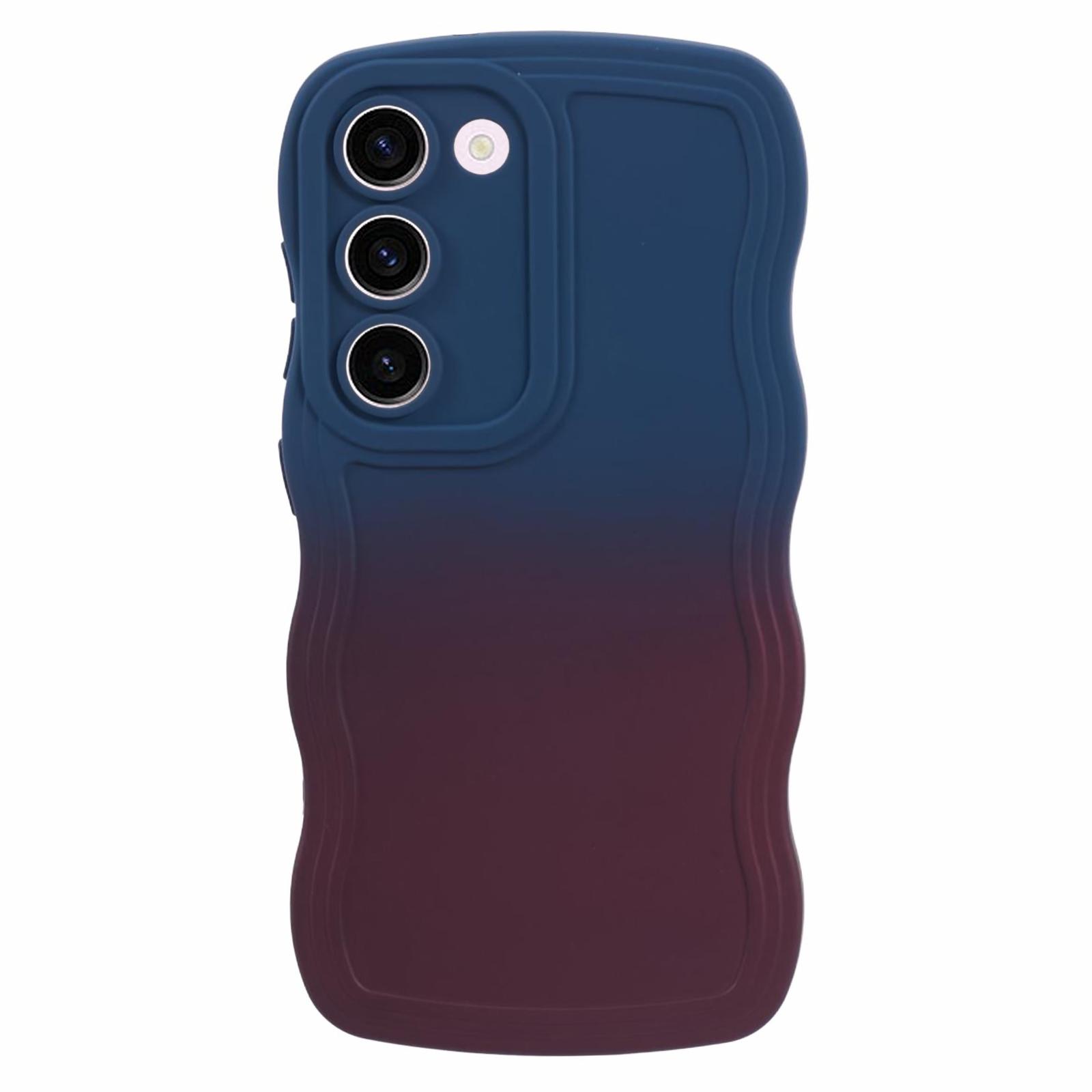 

JTW Series for Samsung Galaxy S22+ 5G Shockproof Case Rubberized Anti-Drop Phone Shell Sapphire+Dark Purple