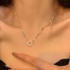 Elegant Jade Peace Buckle Necklace: Trendy Niche High-End Chinese Style Clavicle Chain for Women
