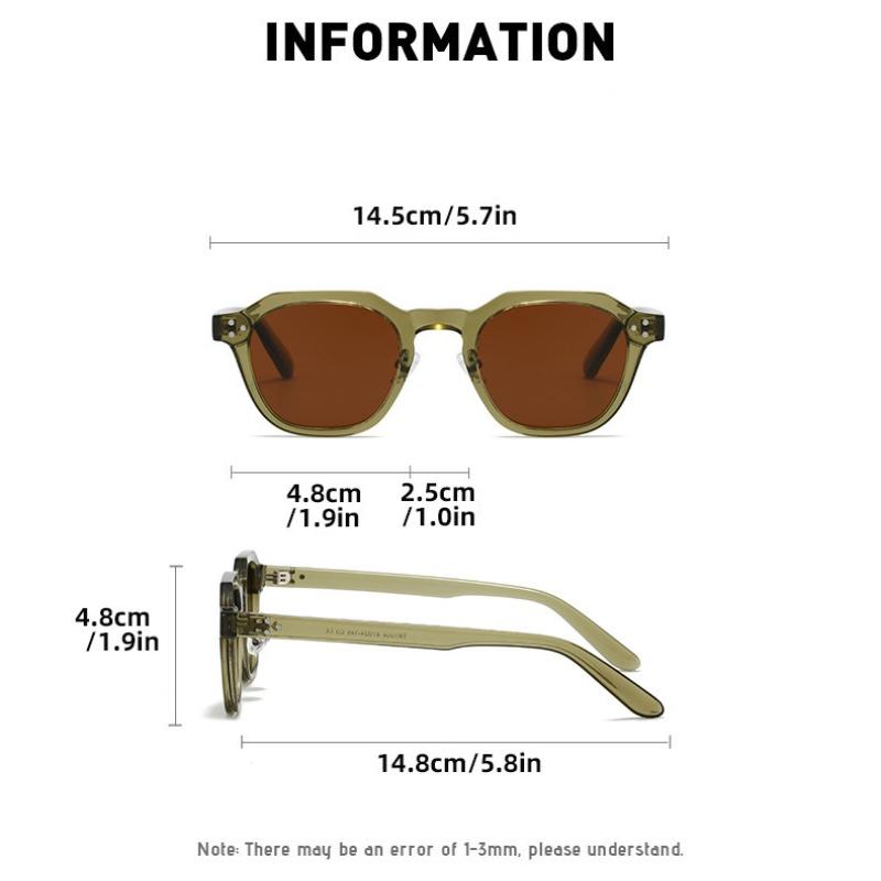 Classic Retro TR90 Sunglasses UV400 Protection Fashionable Outdoor Cycling Driving Eyewear Lightweight Durable