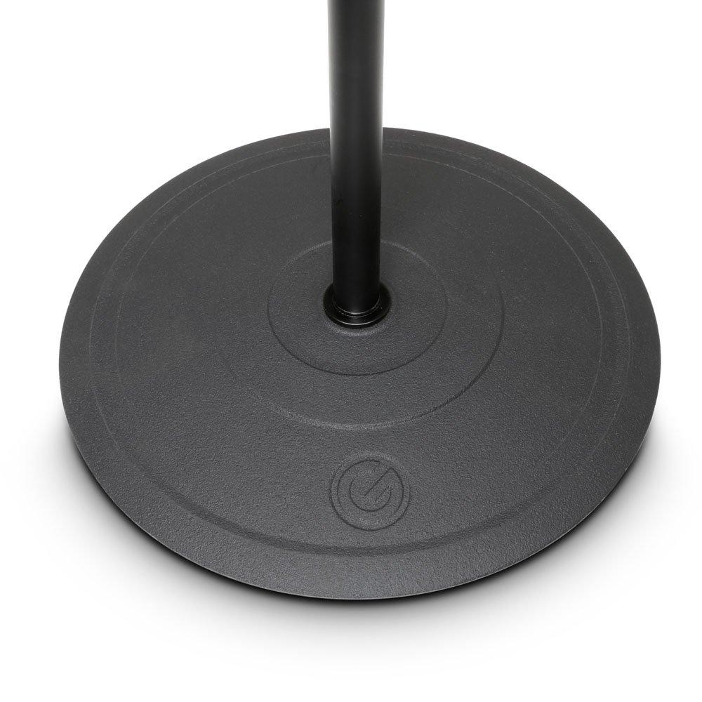 Gravity Microphone Stand, Short Boom, Two-Stage Boom, Round Base, Black, GMS2222B