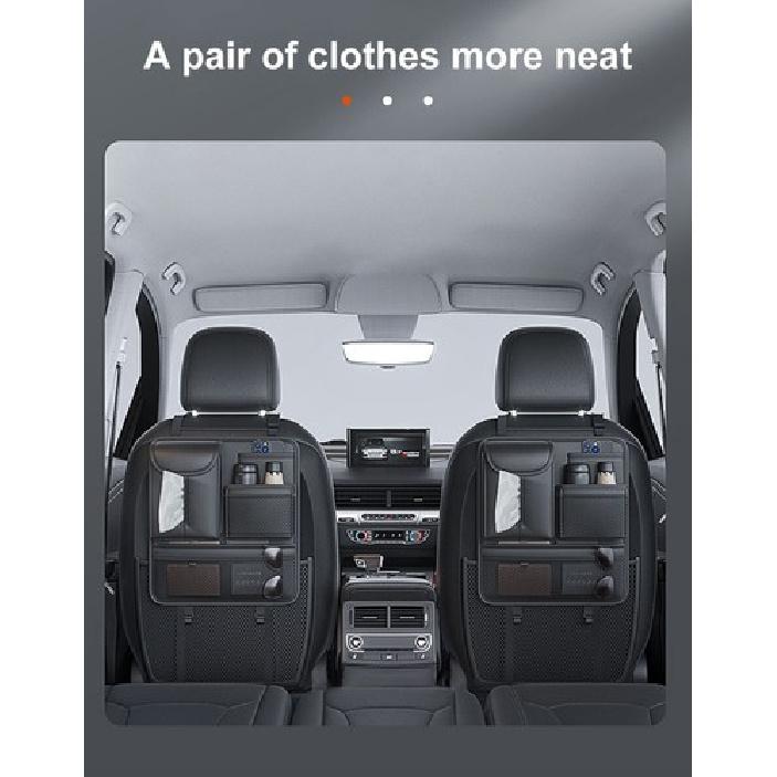 Multi Pocket Car Seat Back Storage Hanging Bag Interior Organizer Accessories