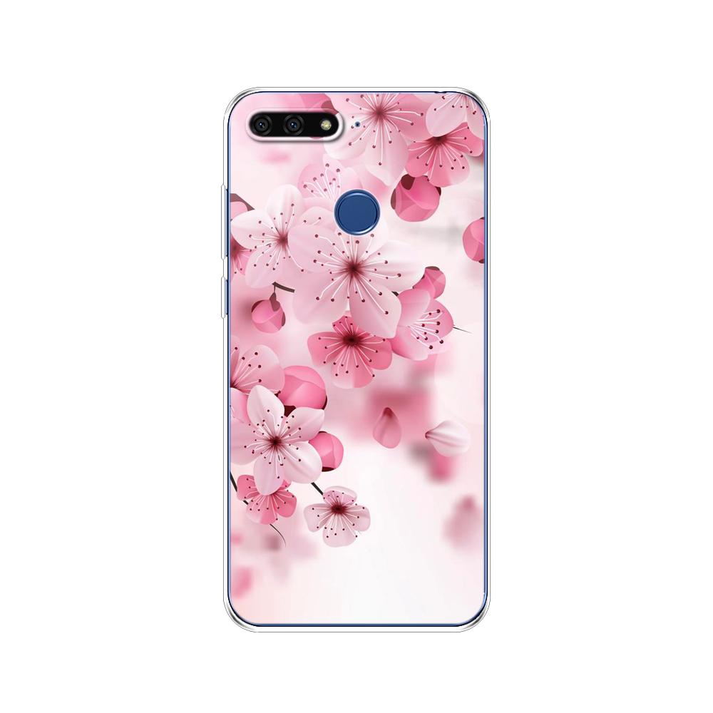 For Huawei Honor 7C 5.7 Inch Case Cover Soft Silicone TPU Cute Cover Back Protective Phone Case For Huawei Honor 7c Aum-L41 Bags