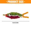 Fish Pedant Key Holder with Lobster Claws Clip Colorful Beaded Fish Shape Keychain For Adults Birthday Christmas Gift