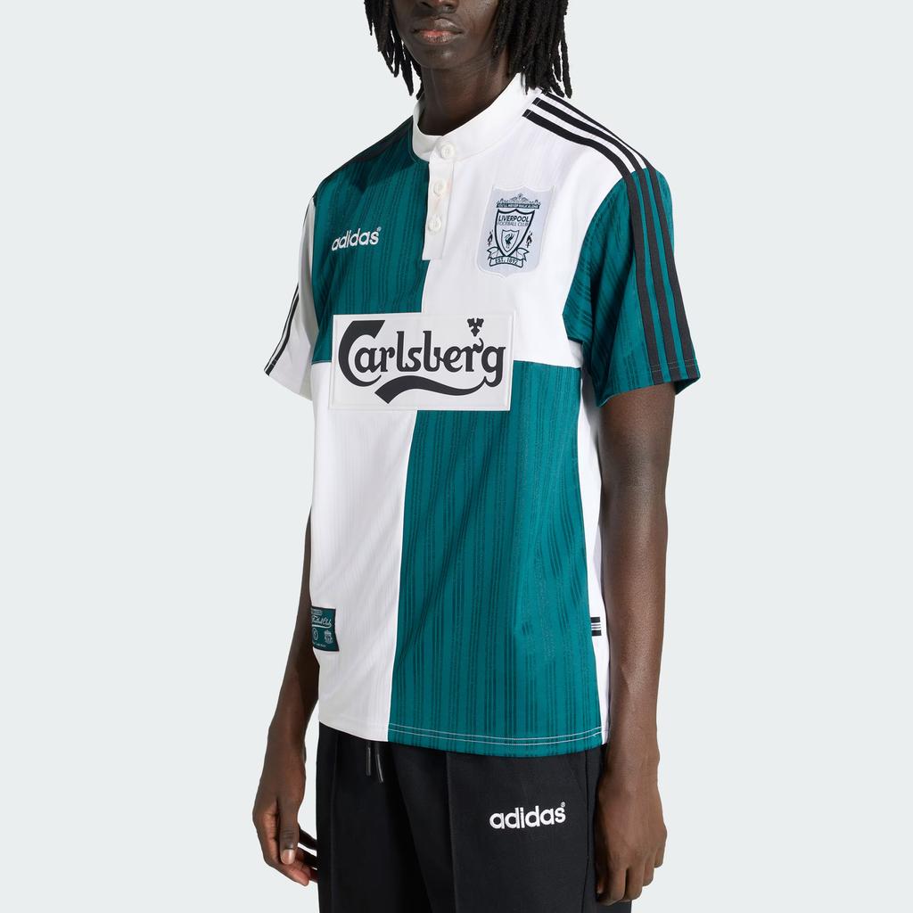 Adidas X Liverpool FC Away 95 Casual Short Sleeve Football Shirt Men tops KA8093