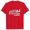 New Summer T-shirts Evolution of Judo Tshirt Funny Adult Men Tshirts O-neck Short Sleeve T Shirts Judo Graphic Tees Brand Tops