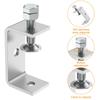 2Pcs C-Clamp 304 Stainless Steel Tiger Clamps 65mm Heavy Duty Welding Clamp with Wide Jaw Openings Durable Woodworking Clamp for