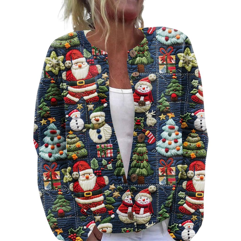 Women'S Christmas Sweater Cute Fun Christmas Sweater Fall And Winter Long Sleeve Knitted Sweater