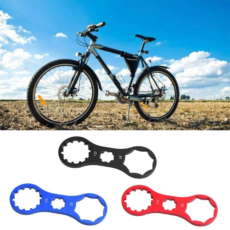 Mountain Bike Wrench Front Fork Wrench Bike Front Fork Cap Wrench Removal Tool
