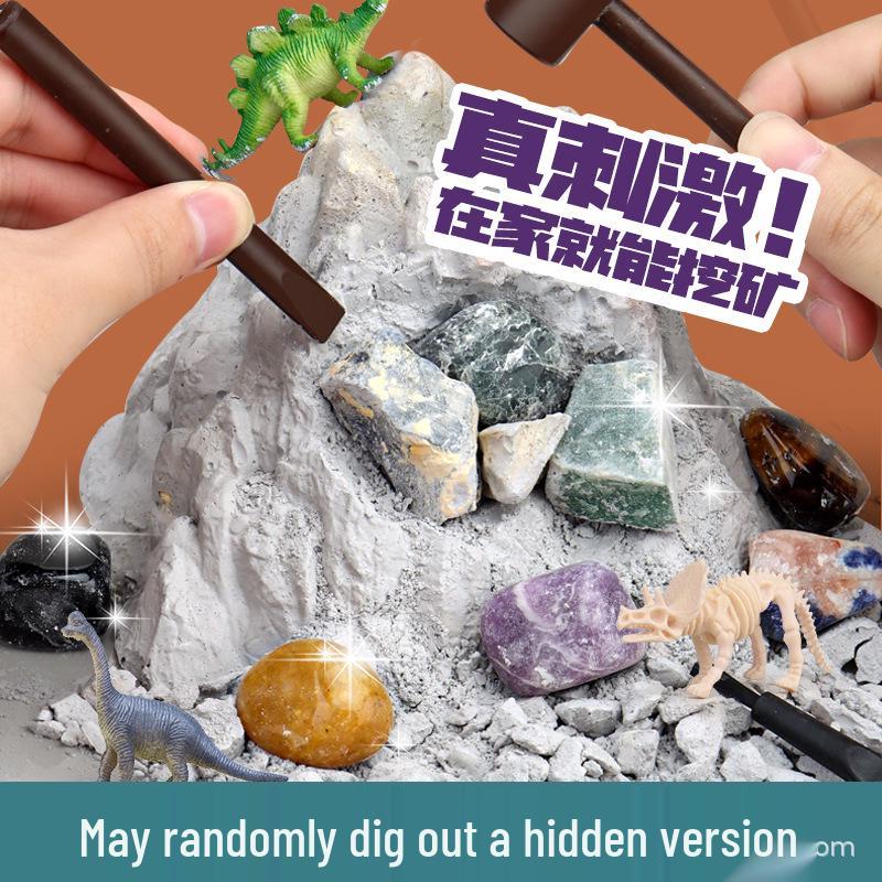 Dinosaur Fossil Dig & Volcano Science Experiment Kit for Kids