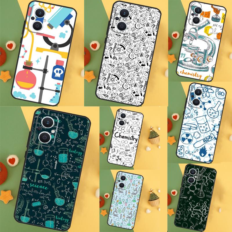 Vintage Chemistry Laboratory Case For OPPO Reno 10 Pro 11 F 8T 4Z 5Z 4 5 6 7 8 Lite OPPO Find X5 X6 Pro X2 X3 Lite Cover