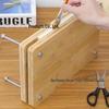Wooden Bookbinding Kit: Beginner's Set for Ancient Book Restoration and Paper Pressing