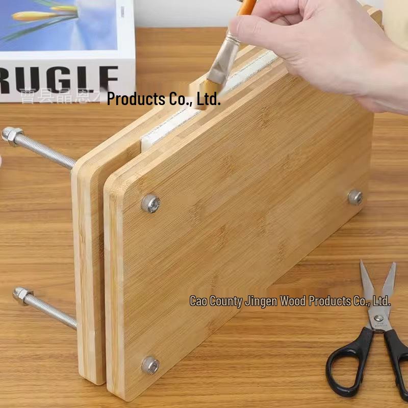 Wooden Bookbinding Kit: Beginner's Set for Ancient Book Restoration and Paper Pressing