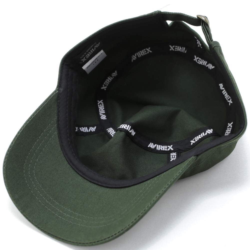 STANDARD Embroidered Brim Work Cap BIG SIZE XL Large Size Golf Cap [AVIREX] Men's <Khaki XL>