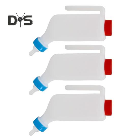 1/2/3/5 Pezzi Biberon per Latte di Agnello con Manico Ergonomico Senza BPA Marcature di Misura Chiare Grande Capacità Biberon per Latte di Capra