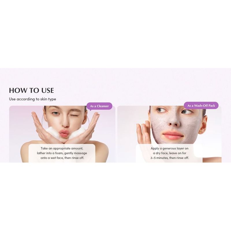 EQQUALBERRY - Purple Rice Pore Purifying Pack Cleanser