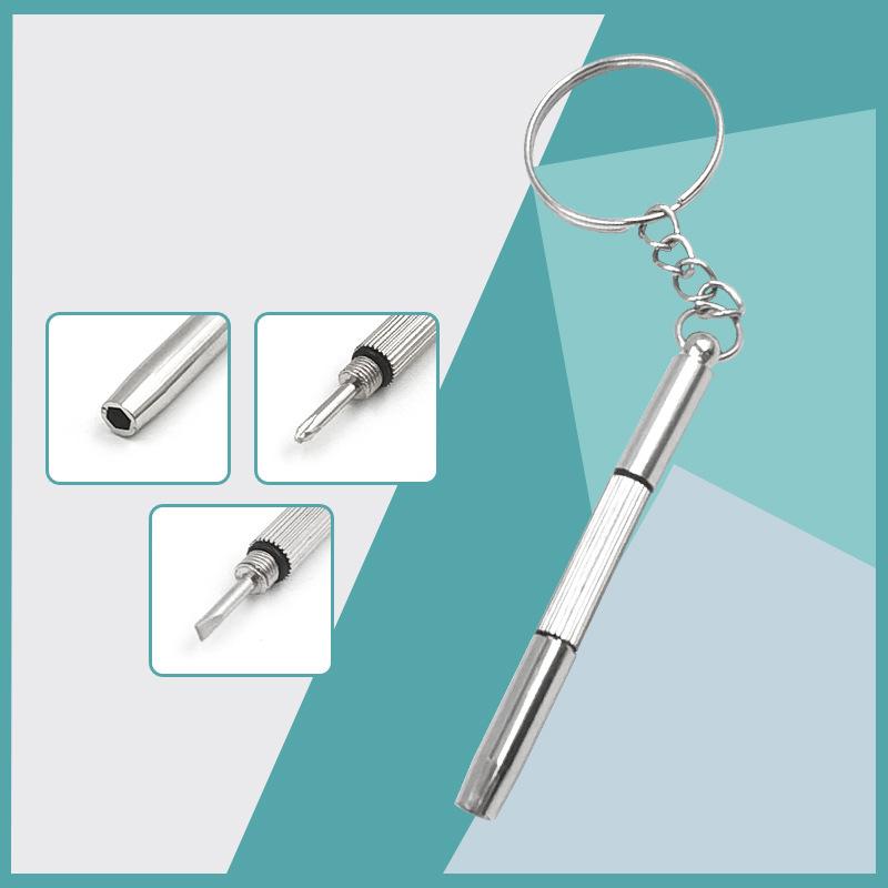 Laser Eyeglass Screwdriver - A Three-in-one Portable Multi-functional Eyeglass Repair Screwdriver Accessory and Maintenance Tool
