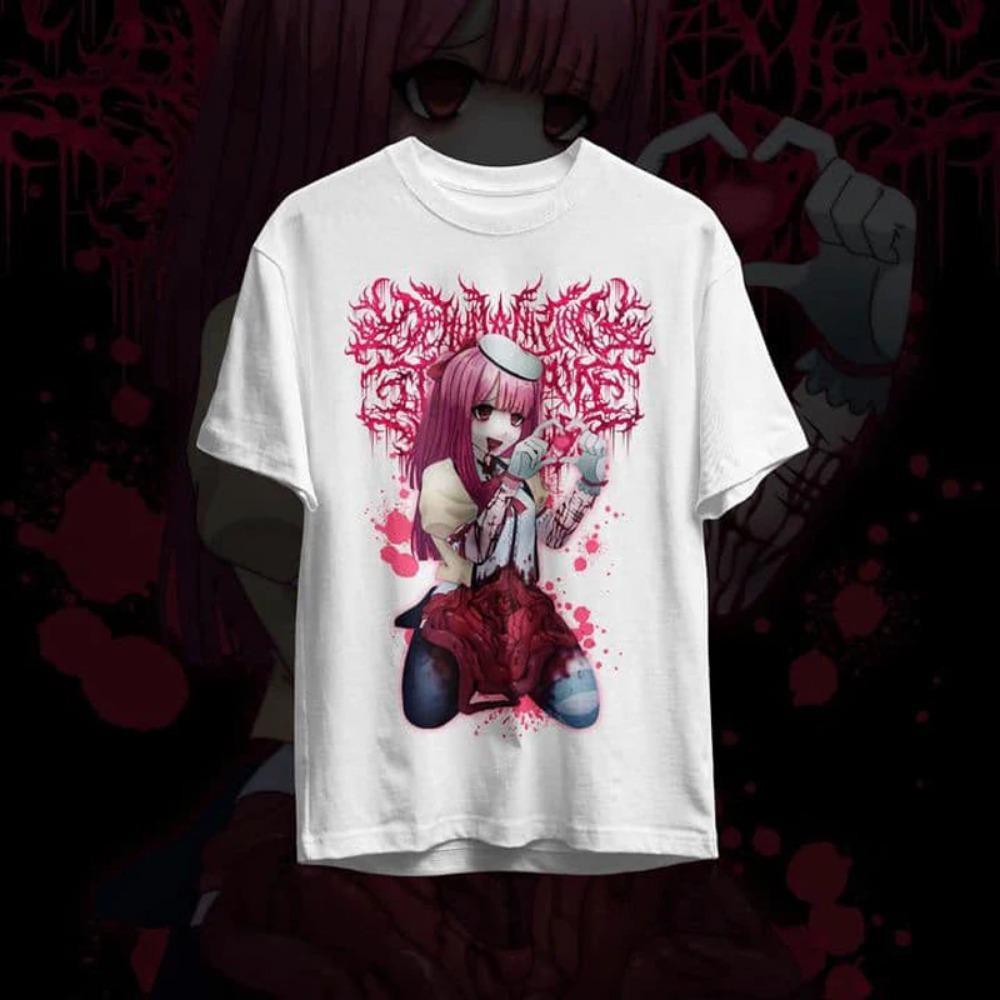 Sommer Nonne Schönes Mädchen Druck Herren T-Shirt Mode Kurze Ärmel Harajuku Street T-Shirt Damen T-Shirts Oberteile