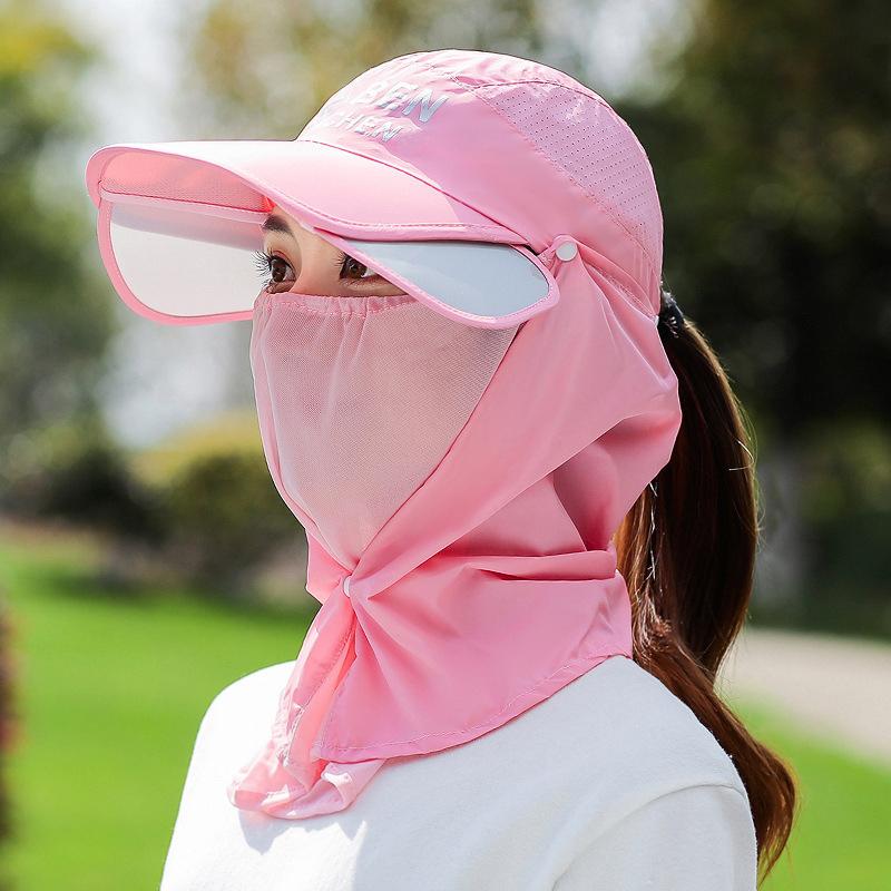 Summer Visor Cap For Women Quick-Dry Adjustable Wide Brim Sun Protection Cap Breathable Sunscreen Uv Protection Hat Gifts
