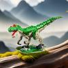 Non-Toxic 1160Pcs Dinosaur Building Blocks Toys Model Allosaurus Dinosaur Assemble Puzzle Bricks Toy Sets For Kid Desktop Ornament Gifts